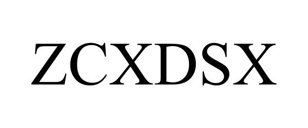 Trademark Logo ZCXDSX
