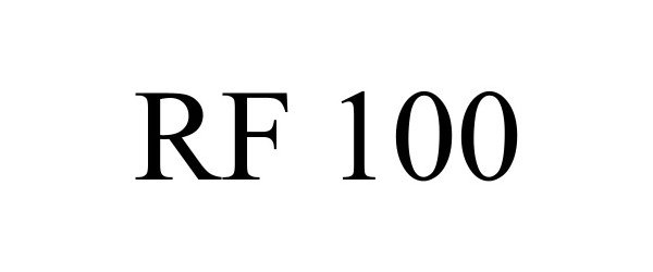 Trademark Logo RF 100