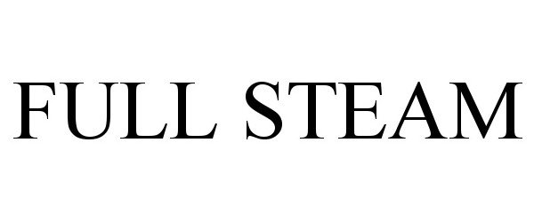 Trademark Logo FULL STEAM