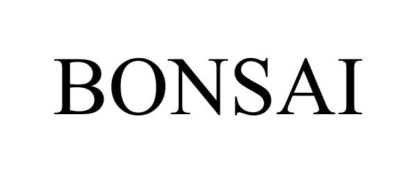 Trademark Logo BONSAI