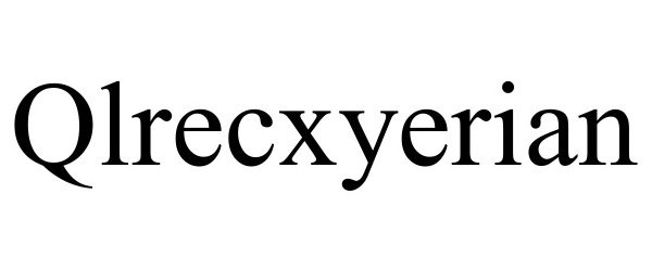 Trademark Logo QLRECXYERIAN