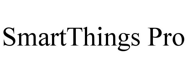 Trademark Logo SMARTTHINGS PRO