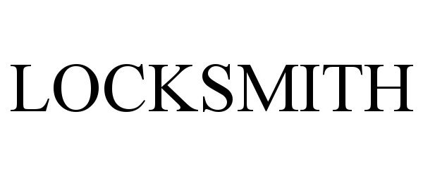 Trademark Logo LOCKSMITH