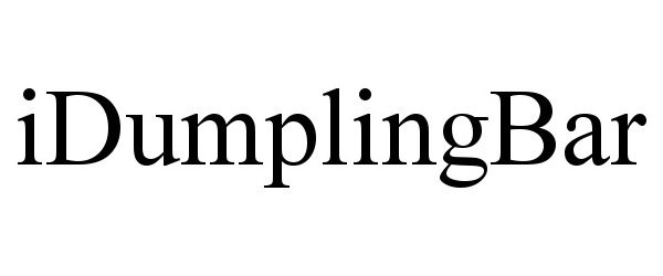  IDUMPLINGBAR