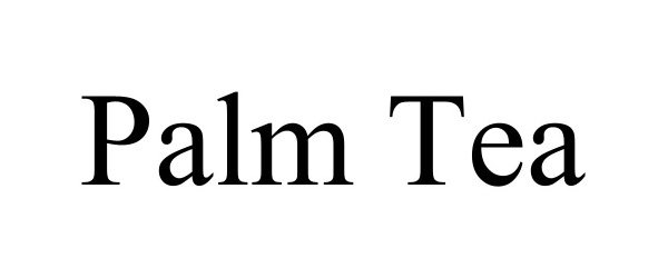 Trademark Logo PALM TEA