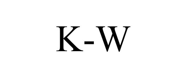 Trademark Logo K-W