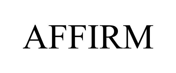 Trademark Logo AFFIRM