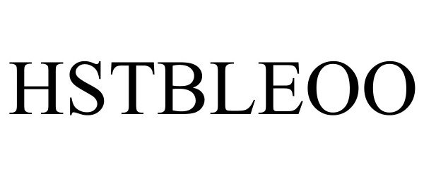 Trademark Logo HSTBLEOO