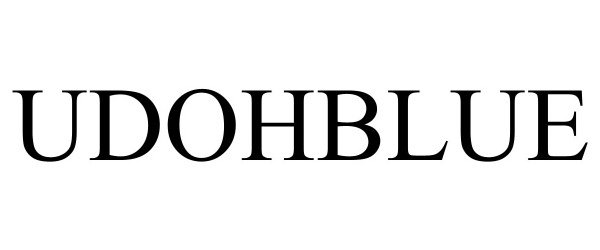 Trademark Logo UDOHBLUE