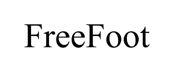 Trademark Logo FREEFOOT