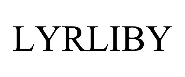 Trademark Logo LYRLIBY
