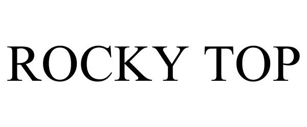 Trademark Logo ROCKY TOP