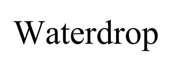 Trademark Logo WATERDROP