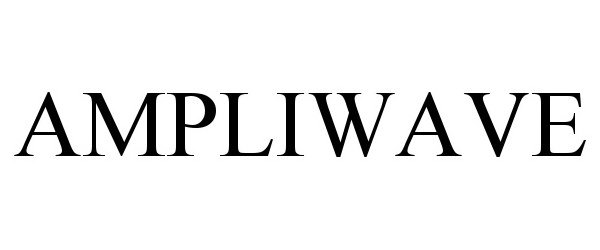 Trademark Logo AMPLIWAVE