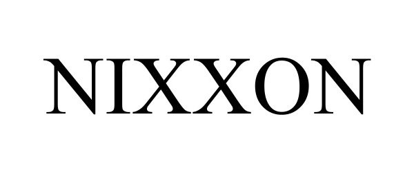 Trademark Logo NIXXON