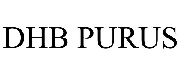 Trademark Logo DHB PURUS
