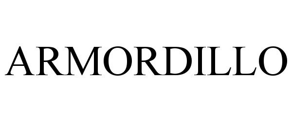 Trademark Logo ARMORDILLO