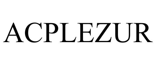 Trademark Logo ACPLEZUR