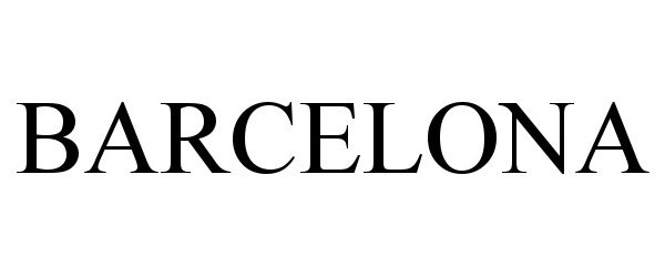 Trademark Logo BARCELONA