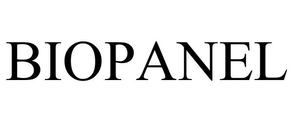 Trademark Logo BIOPANEL