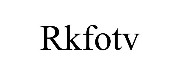 Trademark Logo RKFOTV