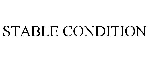 Trademark Logo STABLE CONDITION