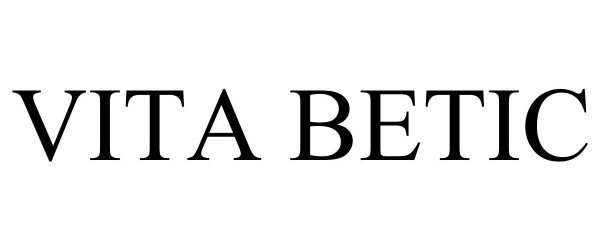 Trademark Logo VITA BETIC