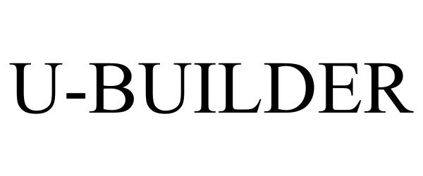 Trademark Logo U-BUILDER