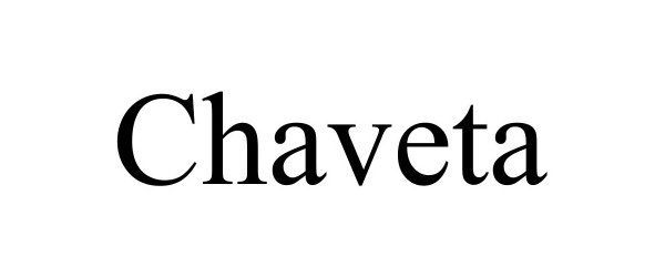 Trademark Logo CHAVETA