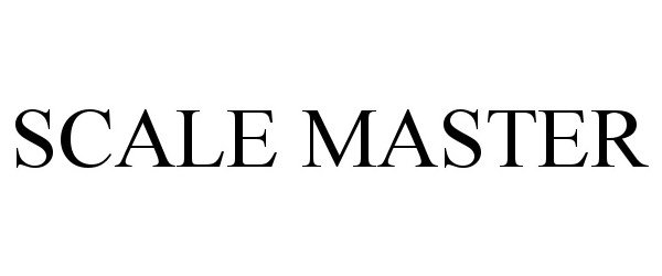 Trademark Logo SCALE MASTER