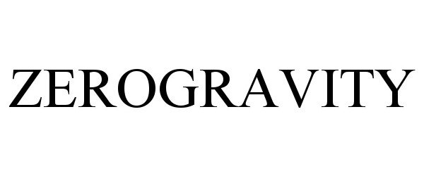 Trademark Logo ZEROGRAVITY