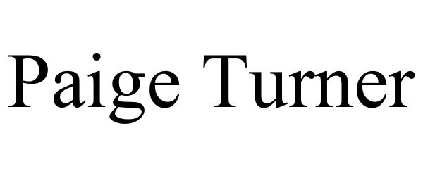 Trademark Logo PAIGE TURNER
