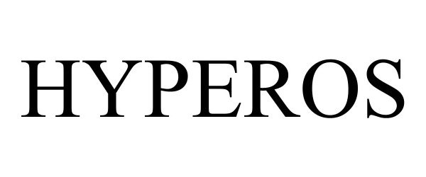 Trademark Logo HYPEROS