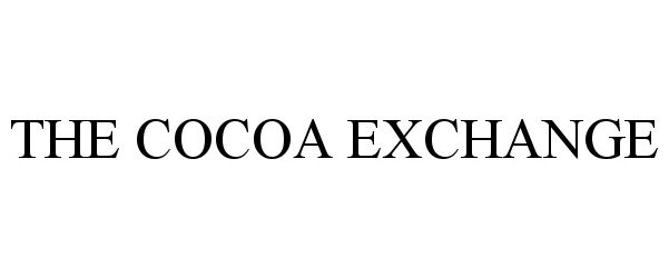 Trademark Logo THE COCOA EXCHANGE