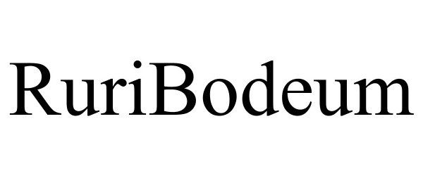 Trademark Logo RURIBODEUM