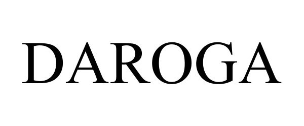 Trademark Logo DAROGA