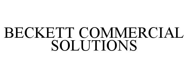  BECKETT COMMERCIAL SOLUTIONS