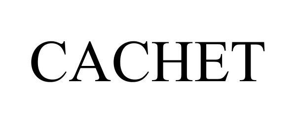 Trademark Logo CACHET