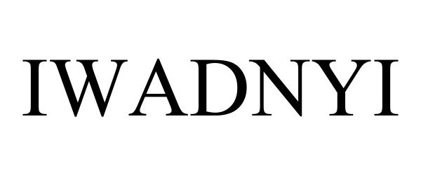 Trademark Logo IWADNYI