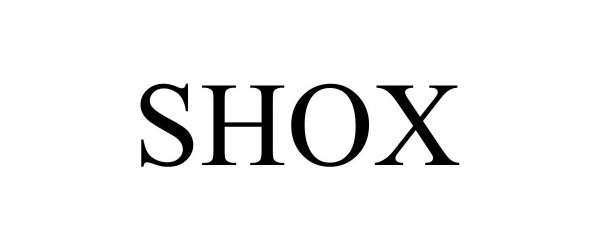 Trademark Logo SHOX