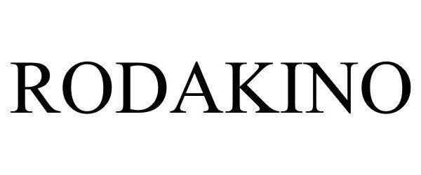 Trademark Logo RODAKINO