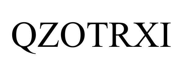 Trademark Logo QZOTRXI