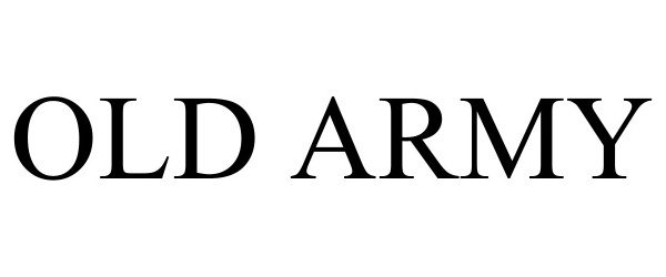 Trademark Logo OLD ARMY