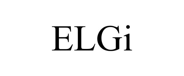 Trademark Logo ELGI
