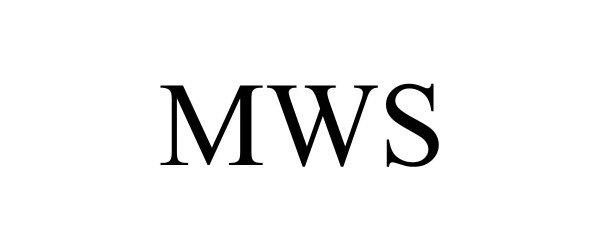 Trademark Logo MWS