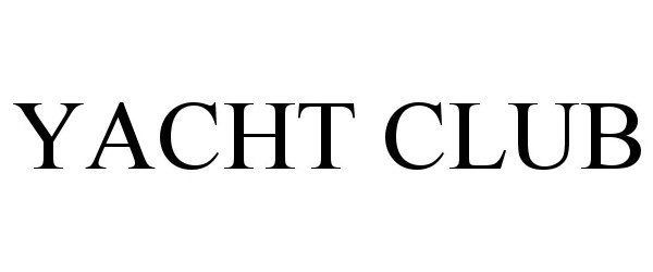 Trademark Logo YACHT CLUB