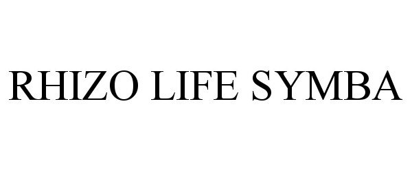 Trademark Logo RHIZO LIFE SYMBA