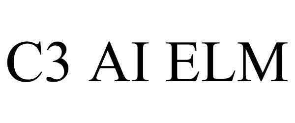Trademark Logo C3 AI ELM