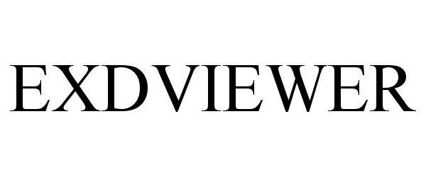 Trademark Logo EXDVIEWER