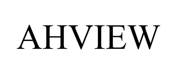 Trademark Logo AHVIEW